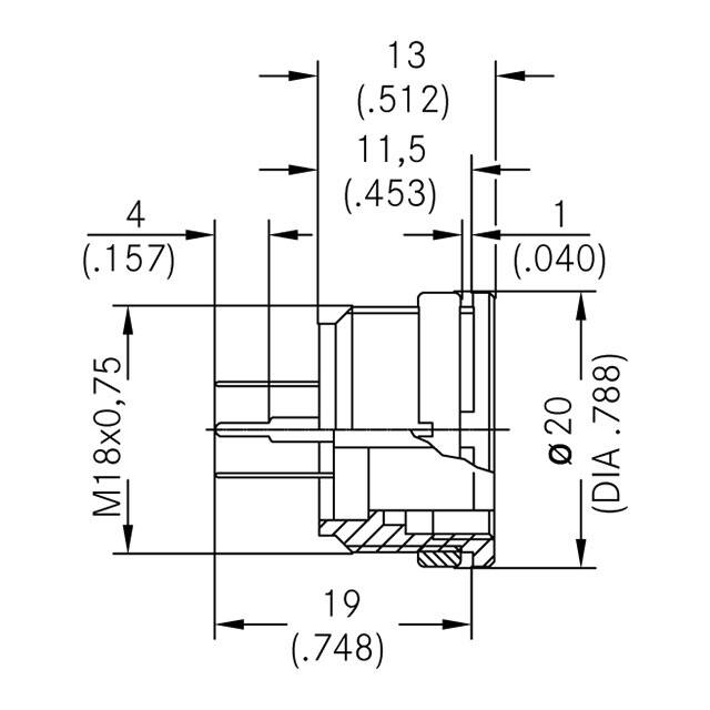 T 3363 320 Amphenol Tuchel Industrial  Assemblages de connecteurs circulaires